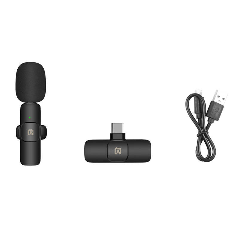 Trådløs mikrofon Puluz PU3151B Lavalier Type C