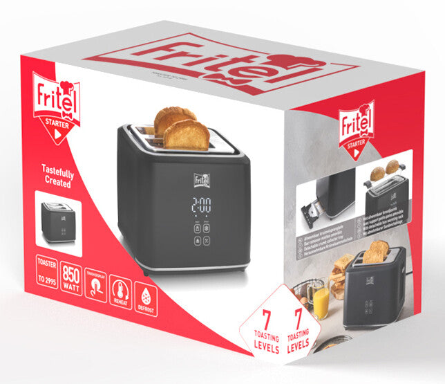 Fritel TO 2995 Brødrister 850W Sort