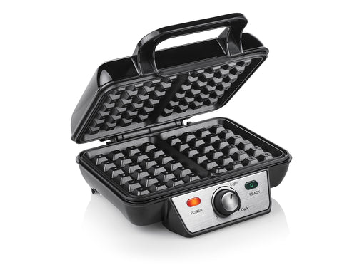 Tristar WF-2195 vaffeljern 2 vaffel/vafler 1000 W Sort, Rustfrit stål
