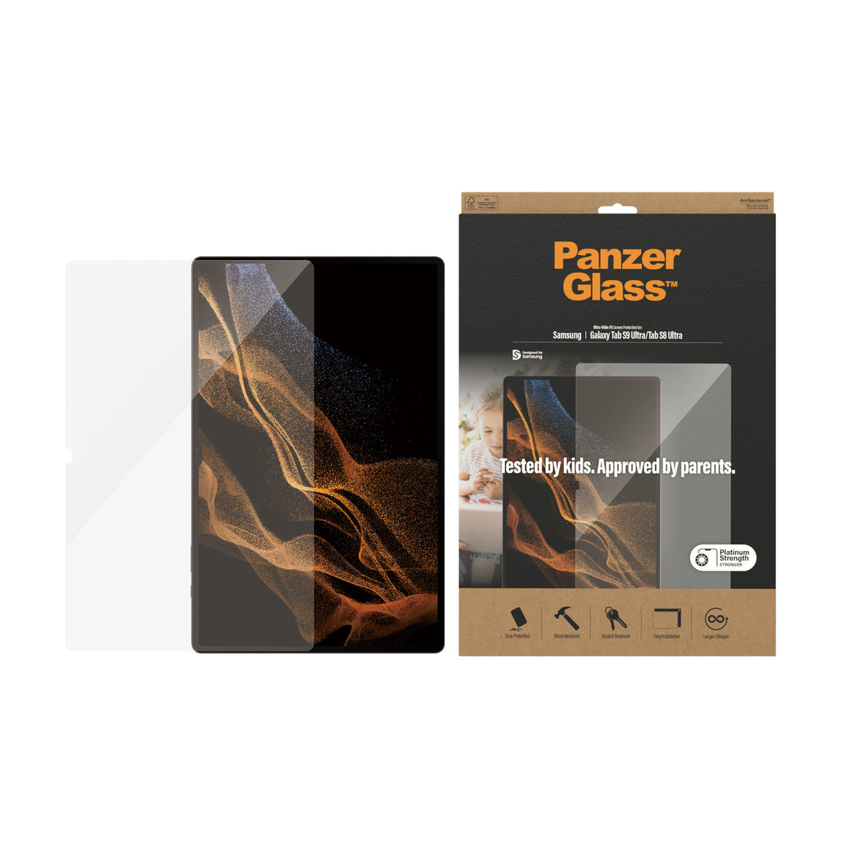 PanzerGlass Screen Protector Glass Samsung Galaxy Tab S8 Ultra / S9 Ultra