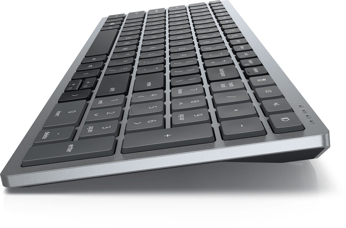 DELL KB740 tastatur Kontor RF trådløs + Bluetooth QWERTY Russisk Grå, Sort