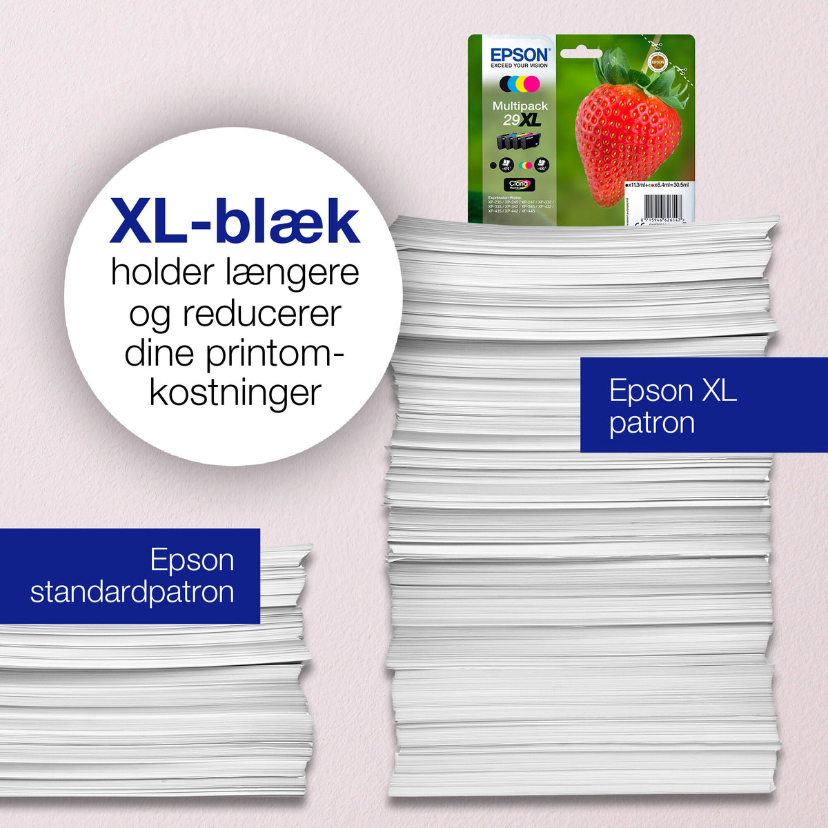 Epson Strawberry Singlepack Black 29 Claria Home Ink