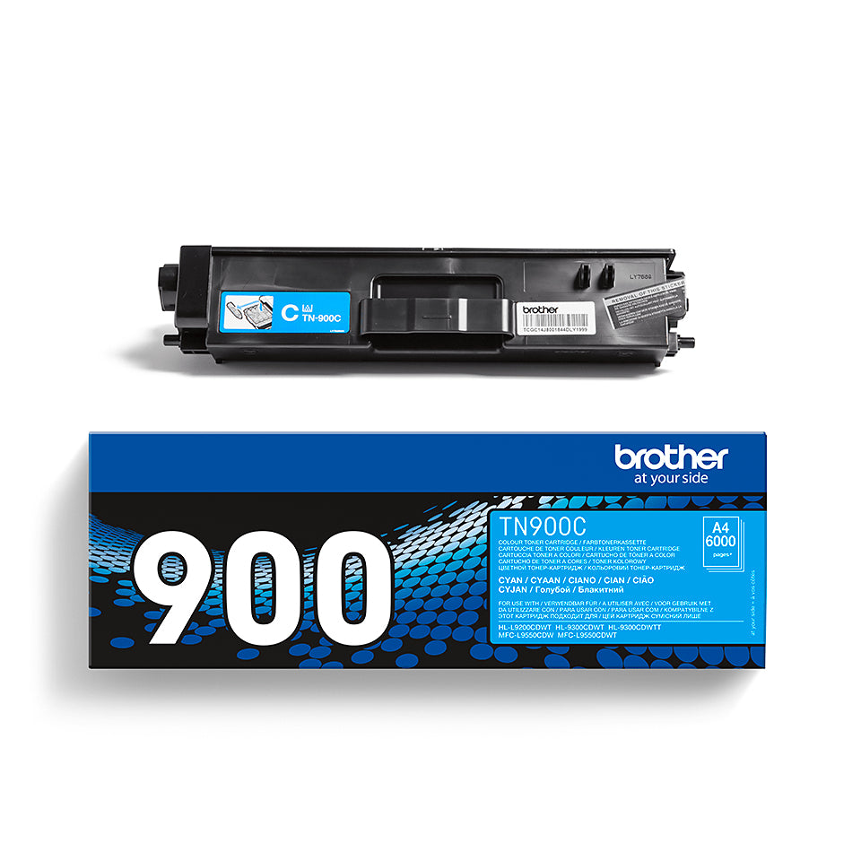 Brother TN-900C tonerpatron 1 stk Original Blå
