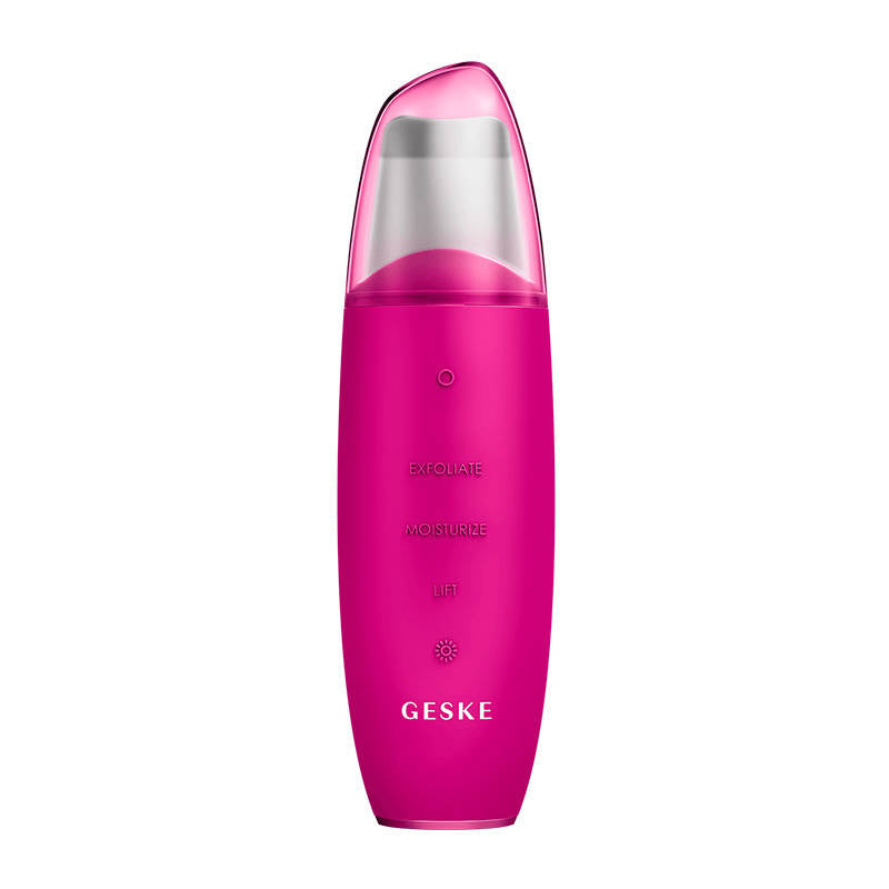 Skin Scrubber & Blackhead Remover 9in1 Geske med APP (magenta)