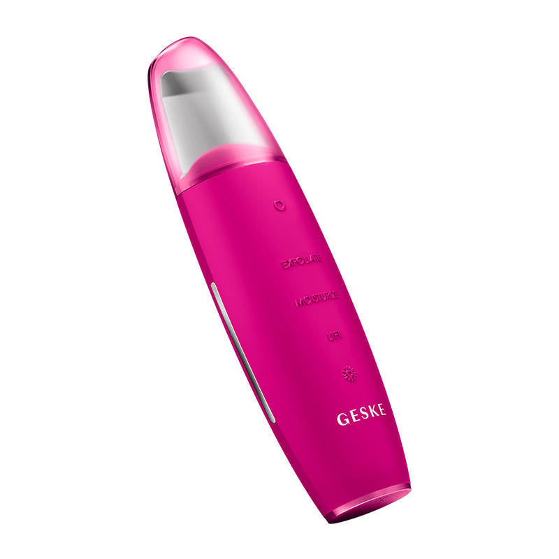 Skin Scrubber & Blackhead Remover 9in1 Geske med APP (magenta)