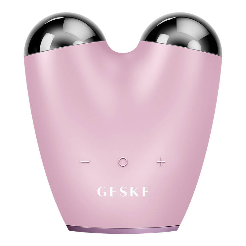MicroCurrent Face-Lifter 6 i 1 Geske med APP (rosa)