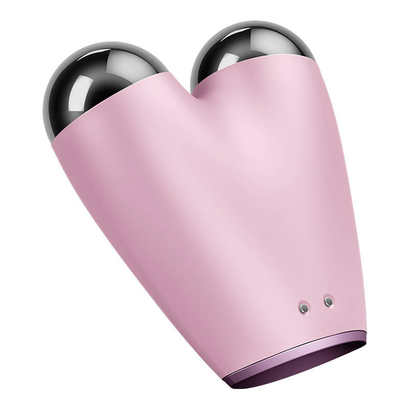 MicroCurrent Face-Lifter 6 i 1 Geske med APP (rosa)