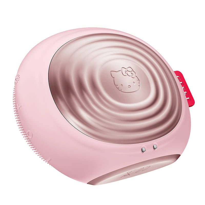 Sonic Thermo Ansigtsbørste 5in1 Geske med APP (hello kitty pink)
