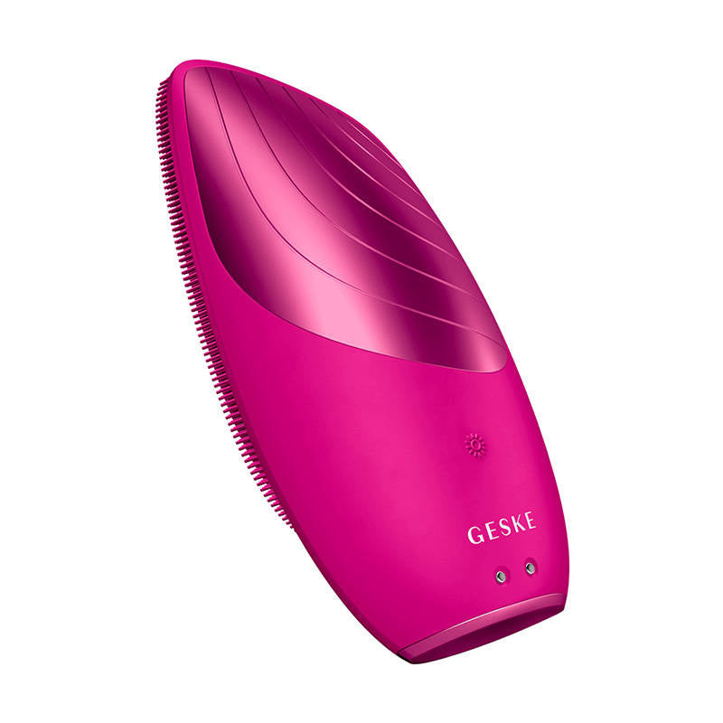 Sonic Thermo Ansigtsbørste 6 i 1 Geske med APP (magenta)