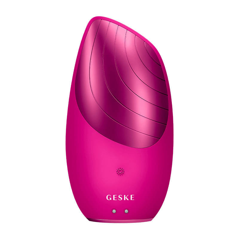 Sonic Thermo Ansigtsbørste 6 i 1 Geske med APP (magenta)