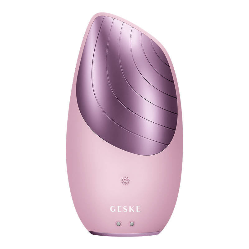 Sonic Thermo Ansigtsbørste 6 i 1 Geske med APP (rosa)