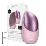 Sonic Thermo Ansigtsbørste 6 i 1 Geske med APP (rosa)