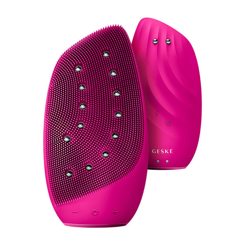 Sonic Thermo Ansigtsbørste & Ansigtsløfter 8in1 Geske med APP (magenta)