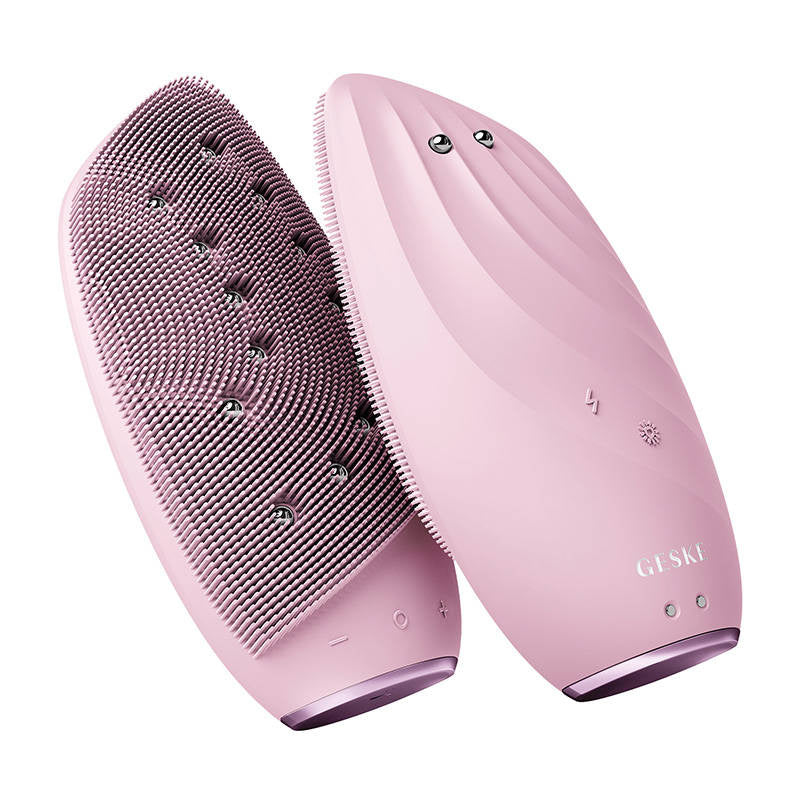 Sonic Thermo Ansigtsbørste & Ansigtsløfter 8in1 Geske med APP (rosa)