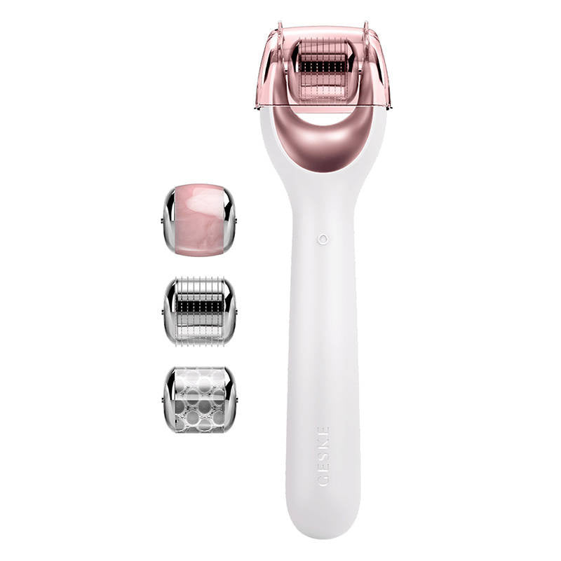 Micro Needle Face Roller 9in1 Geske med APP (stjernelys)