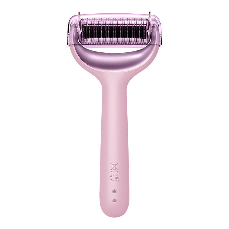 MicroNeedle Face&Body Roller 9in1 Geske med APP (rosa)