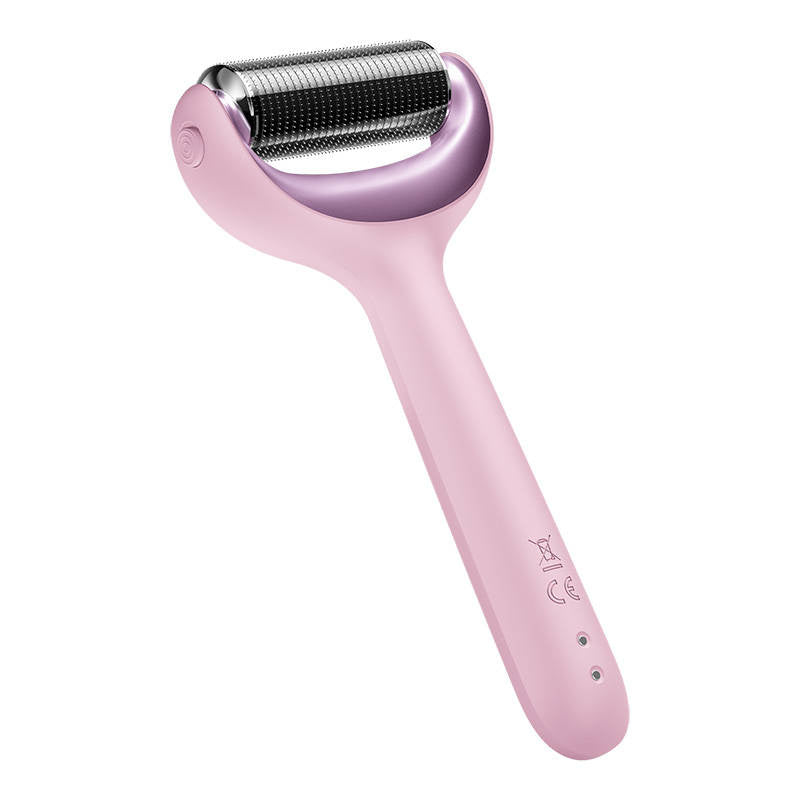 MicroNeedle Face&Body Roller 9in1 Geske med APP (rosa)