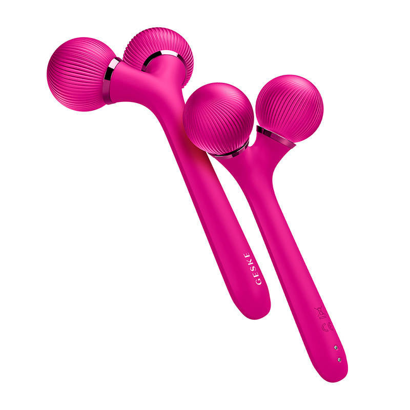 Sonic Facial & Body Roller 4in1 Geske med APP (magenta)