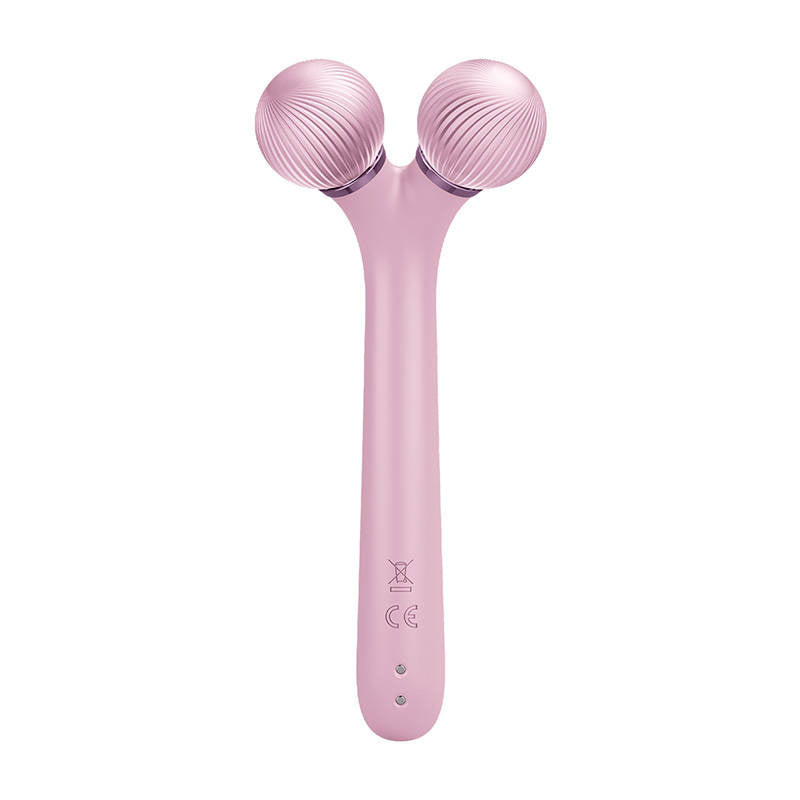 Sonic Facial Roller 4in1 Geske med APP (rosa)