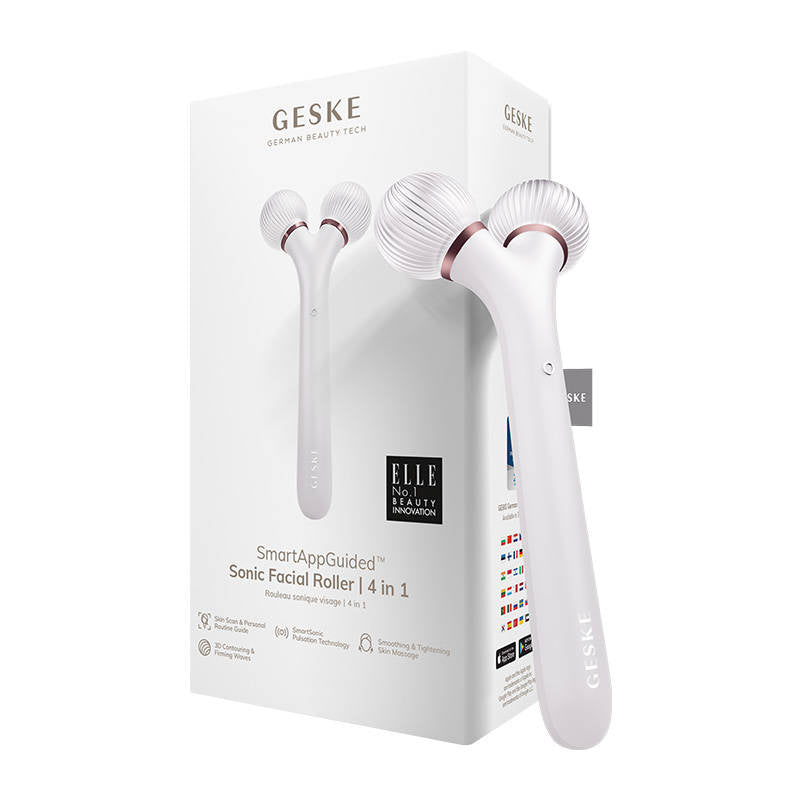 Sonic Facial Roller 4in1 Geske med APP (stjernelys)