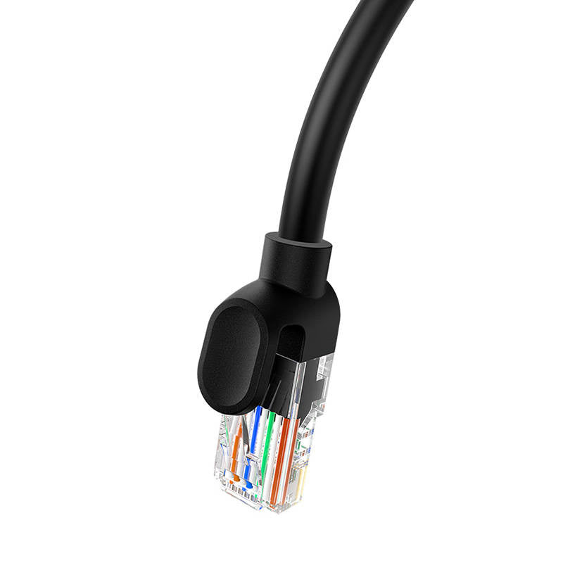 Baseus Ethernet CAT5, 0,5 m netværkskabel (sort)