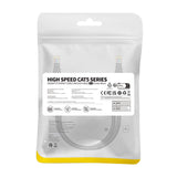 Baseus Ethernet CAT5, 0,5 m netværkskabel (sort)
