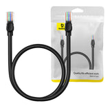 Baseus Ethernet CAT5, 0,5 m netværkskabel (sort)