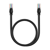 Baseus Ethernet CAT5, 0,5 m netværkskabel (sort)