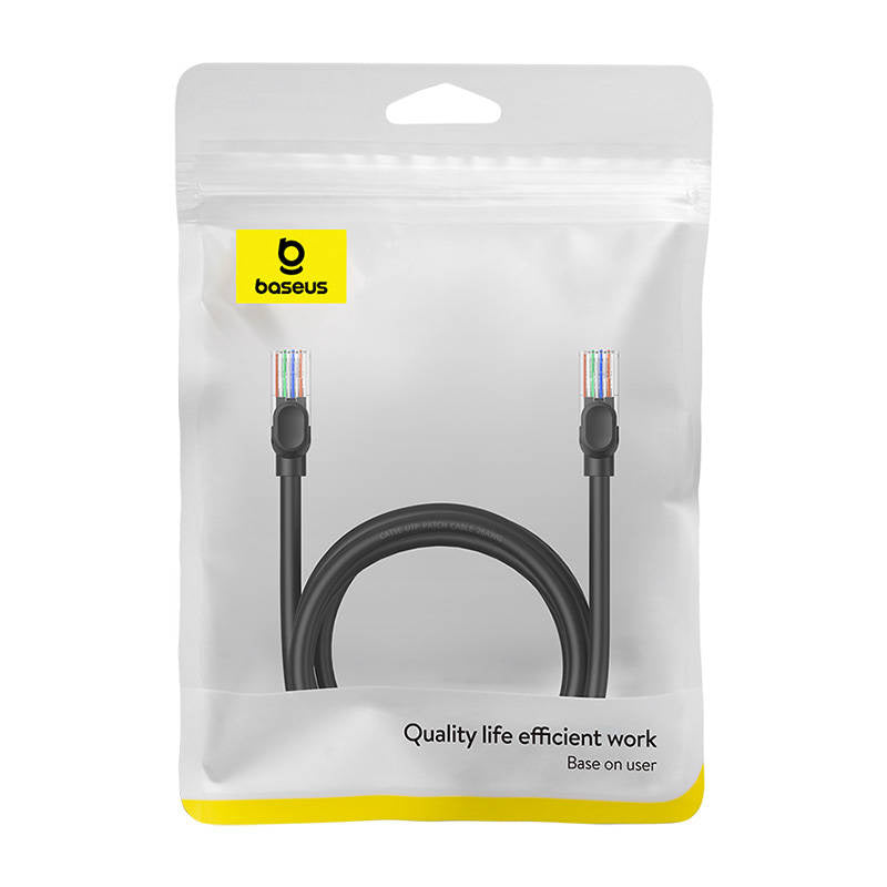 Baseus Ethernet CAT5, 2m netværkskabel (sort)