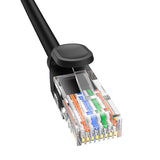 Baseus Ethernet CAT5, 5m netværkskabel (sort)
