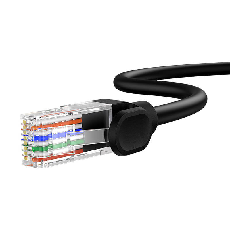 Baseus Ethernet CAT5, 5m netværkskabel (sort)