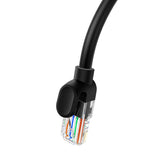 Baseus Ethernet CAT5, 5m netværkskabel (sort)