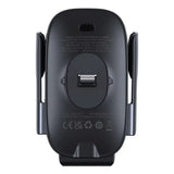 Trådløs opladning Bil Mount Baseus MilkyWay Pro 15W (sort)