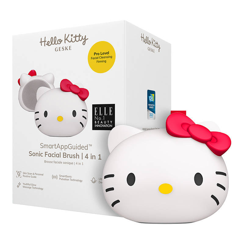 Ansigtsrensning Sonic Brush 4in1 Geske med APP (Hello Kitty starlight)