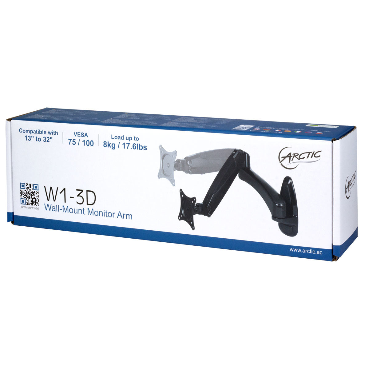 ARCTIC W1-3D 81,3 cm (32") Væg Sort