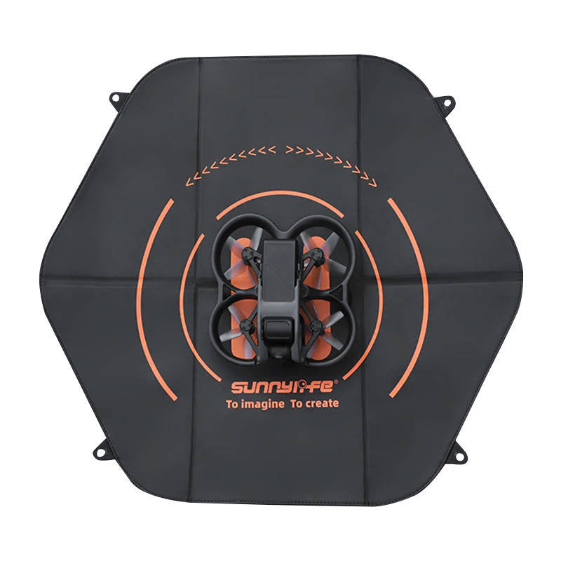 Landingsplads til droner Sunnylife 60cm hexagon - Dobbeltsidig (TJP09)