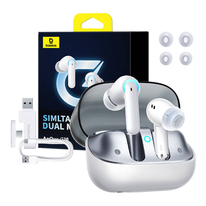 Høretelefoner TWS Baseus AeQur G10 (hvid)