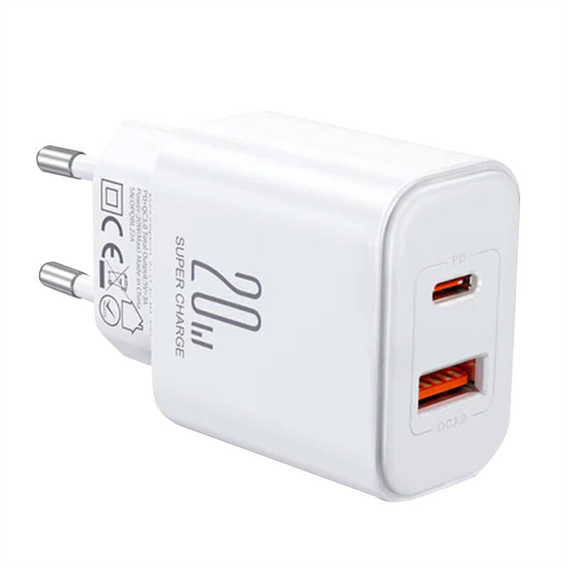 Opladningsenhed Flash Joyroom JR-TCF05, (EU) 20W A+C (hvid)