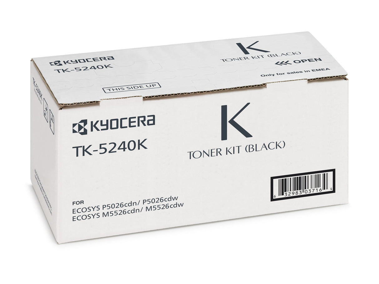 KYOCERA TK-5240K tonerpatron 1 stk Original Sort
