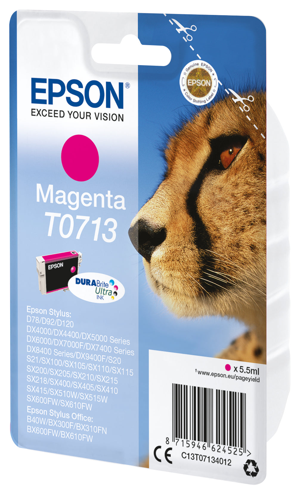 T0713 Magenta Ink Cartridge 5.5 ml