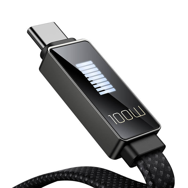 Kabel Mcdodo CA-4980 USB til USB-C med display 1,2 m (sort)