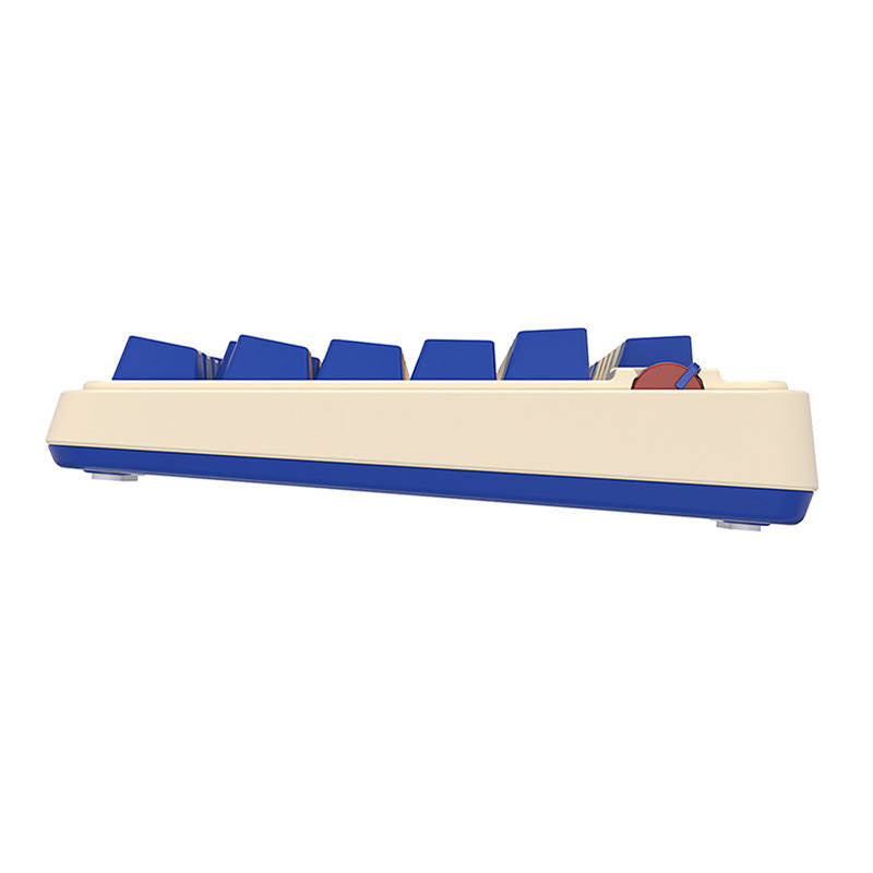 Trådløst mekanisk tastatur Royal Kludge KZZI K75 pro RGB, Moment Switch (retro blå)