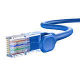 Rund kabel Baseus Ethernet RJ45, Cat.6, 0,5 m (blå)