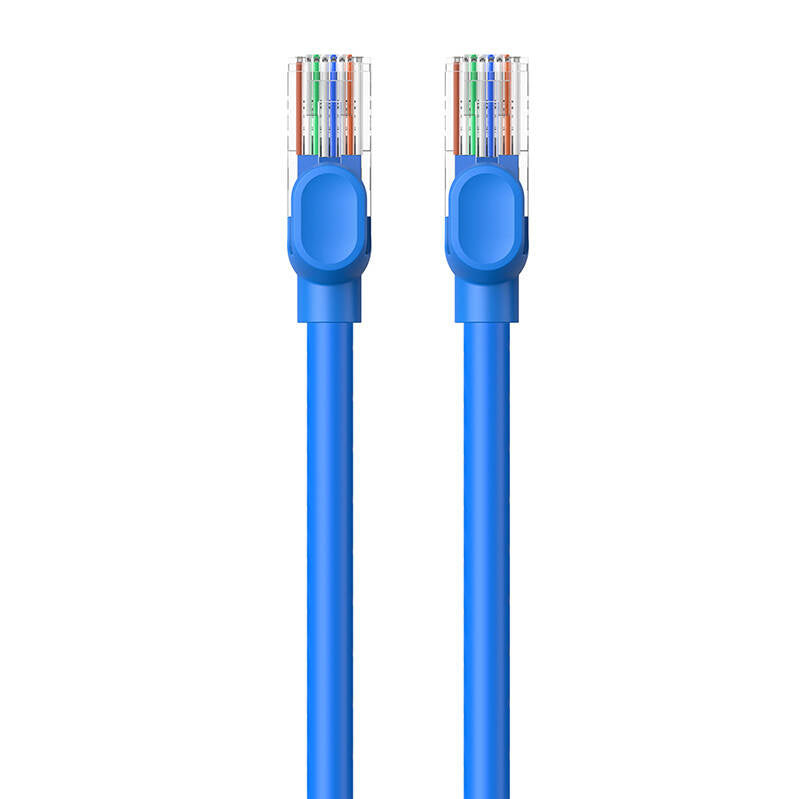 Rund kabel Baseus Ethernet RJ45, Cat.6, 0,5 m (blå)