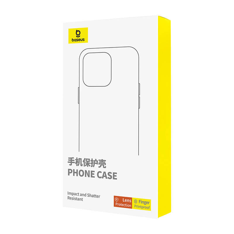 Clear Case Baseus iPhone 15 + hærdet glas