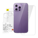 Helt klar Case Baseus iPhone 14 Pro Max+ hærdet glas