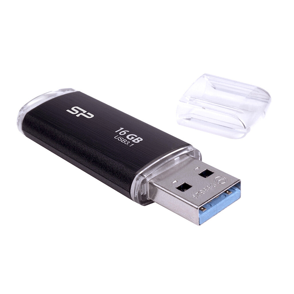 Silicon Power Blaze B02 USB-nøgle 16 GB USB Type-A 3.2 Gen 1 (3.1 Gen 1) Sort