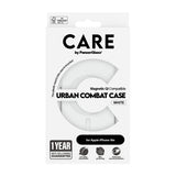 PanzerGlass CARE by ® Flagship Case Transparent Urban Combat m. Hvid Qi Compatible iPhone 16e