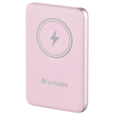 Verbatim Charge 'n' Go Lithium polymer (LiPo) 10000 mAh Trådløs opladning Lyserød