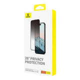 Beskyttelse af privatlivets fred af hærdet glas Baseus Diamond iPhone 15 Pro Max